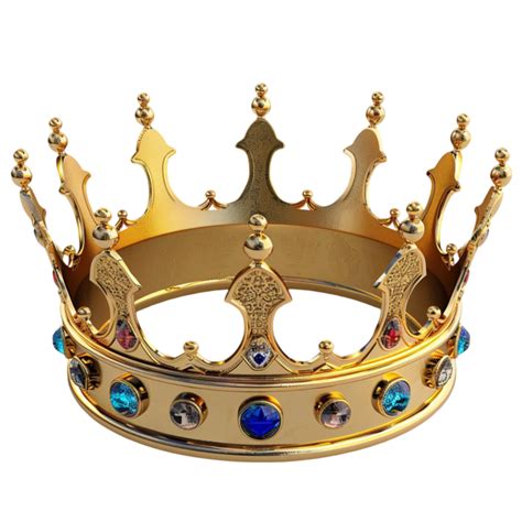 Gold crown On Transparent Background. 46812054 PNG