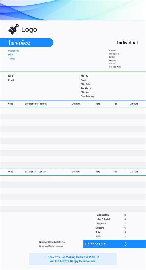 13+ Simple Invoice In Excel Pictures * Invoice Template Ideas