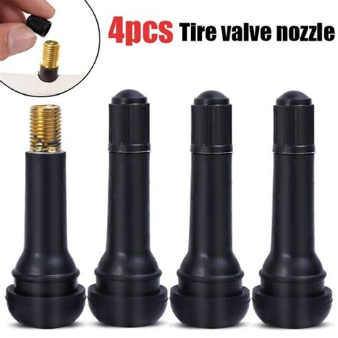 4pcs Car Vacuum Tire Valve Car Tubeless Valve Tr414 Valve Nozzle With