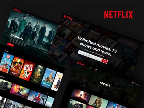 netflix redesign concept  harish kumar  dribbble