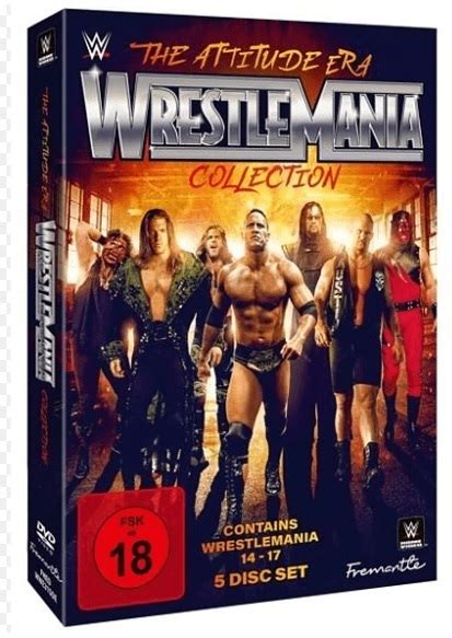 Wwe The Attitude Era Wrestlemania Collection Dvd