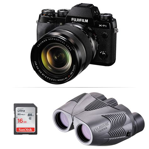 FUJIFILM X-T1 Mirrorless Digital Camera with 18-135mm