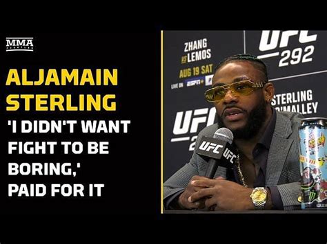 Aljamain Sterling Details The Mistake That Made Him Pay Against Sean