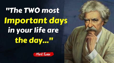 Mark Twain Quotes Greatest Quotes By Mark Twain What Did Mark Twain Say About Life Youtube