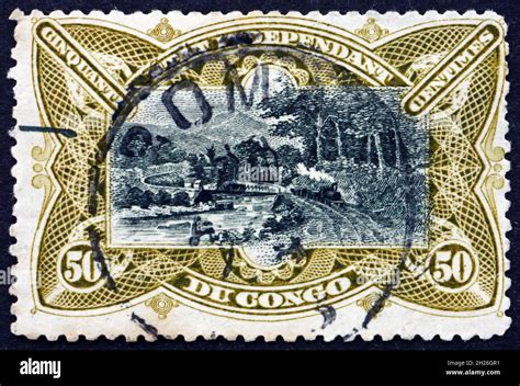 Belgian Congo Circa A Stamp Printed In Belgian Congo Shows