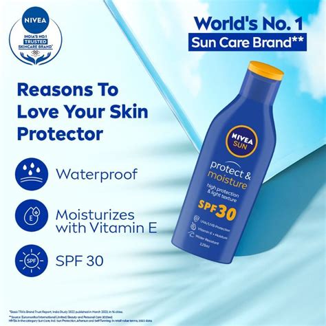 Buy Nivea Sun Lotion Spf 30 With Uva And Uvb Protection Water