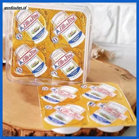 Jual Rettubagetnem Elle Vire Unsalted Butter 10 X 10 Gr Mentega