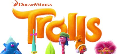 Trolls Movie Logo Png 1600x806 Png Download