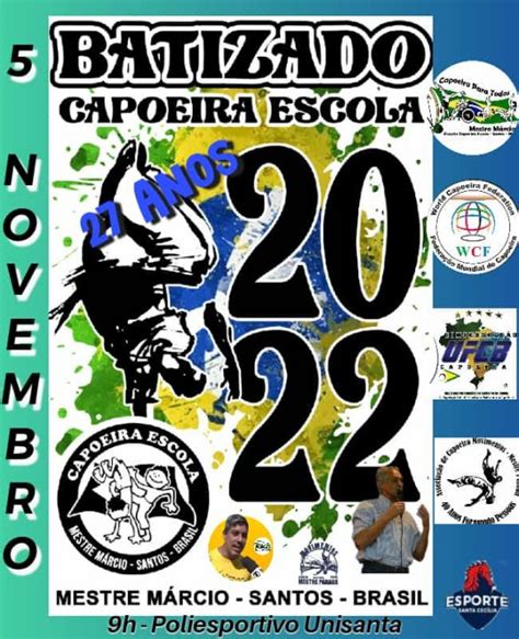 Projeto Capoeira Escola Celebra 27 Anos Em Evento Na Unisanta