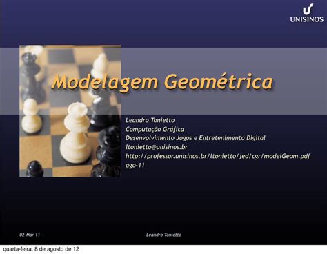 Pdf Modelagem Geom Trica Professor Unisinos Brprofessor Unisinos Br