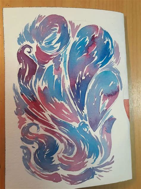 Easy Abstract Watercolour Painting Ideas - Solving Watercolour