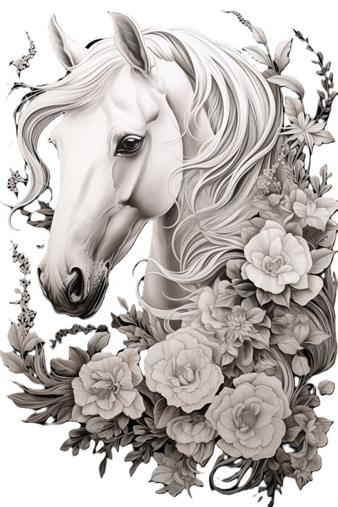 Flower Horse 10 Free Stock Photo - Public Domain Pictures
