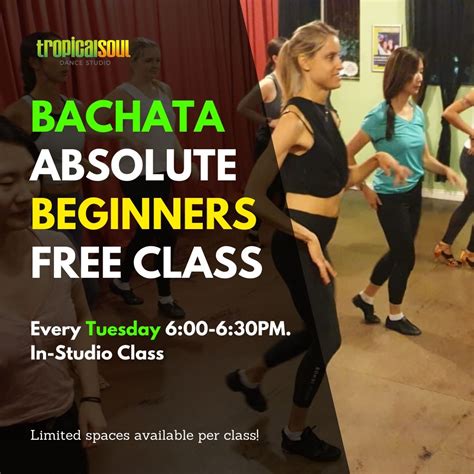 Free Bachata Class Tropical Soul Dance Studio