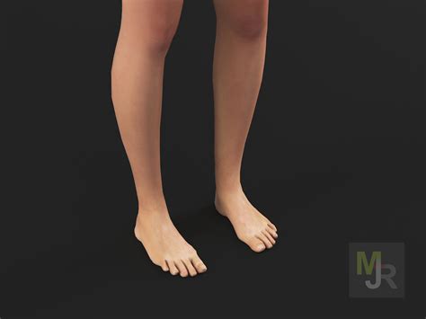Girl Naked 3D Model TurboSquid 1287722
