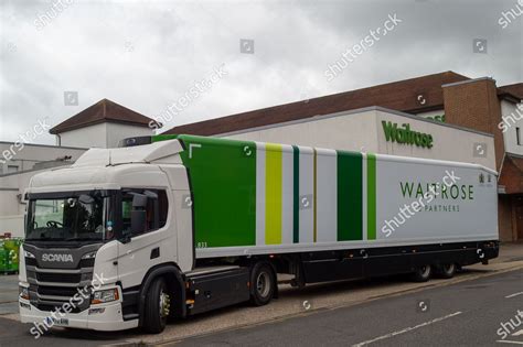 Delivery Waitrose Supermarket Maidenhead Some Shoppers Editorial Stock ...