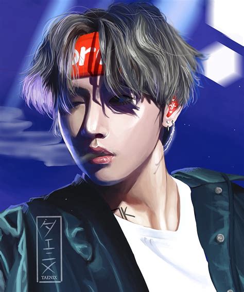 Fanart Anime Kim Taehyung Kim Taehyung Fanart Hd Phone Wallpaper Pxfuel