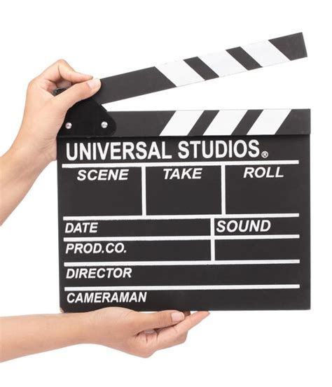 Premium Photo Cinema Clapboard In Hands Isolated On A White Background