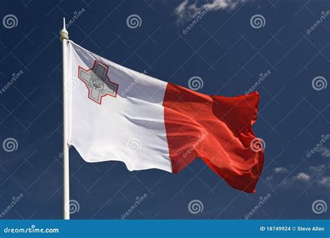 Flag Of Malta Stock Photo Image Of Island Mediterranean