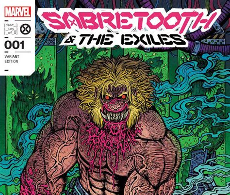 Sabretooth The Exiles Variant Comic Issues Marvel