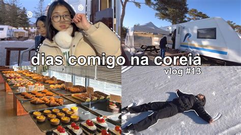 dias comigo na coreia vlog 13 camping passeio c família