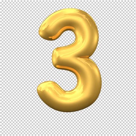 Premium PSD | Number 3