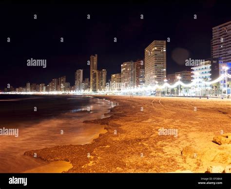 Benidorm night hi-res stock photography and images - Alamy