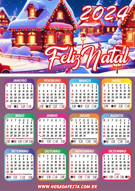 Calendário Personalizado 2024 Feliz Natal Png Feliz Natal Festa Png