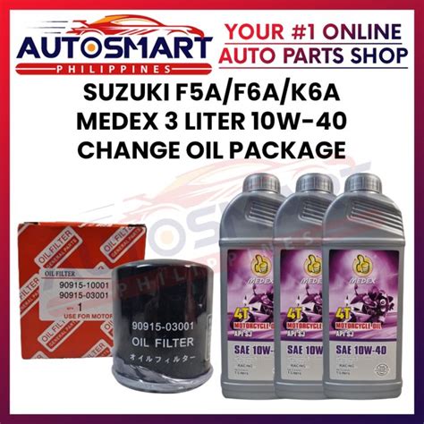 Medex Suzuki F A F A K A Liters W Change Oil Package Lazada Ph