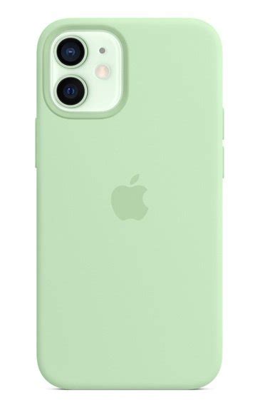 Apple Iphone 12 Mini Silicone Case Magsafe Pistachio Elive Nz