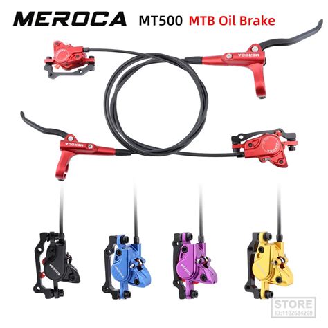 Meroca Mtb Hydraulic Brakes Bicycle Set Disc For Mountain Bike Double