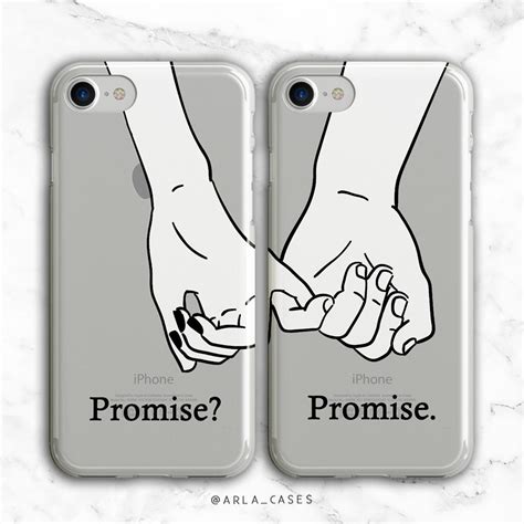 Couples Pinky Promise Phone Case Set Arla Laserworks