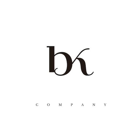 Premium Vector Initial Bk Logo Design Vector