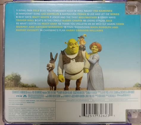 CD SHREK ............................................ THE THIRD ORIGINAL SOUNDTRACK, Hobbies ...