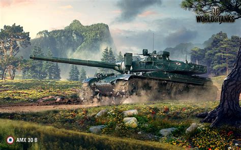 Wallpaper Trees Flowers Field Weapon Tank Military World Of