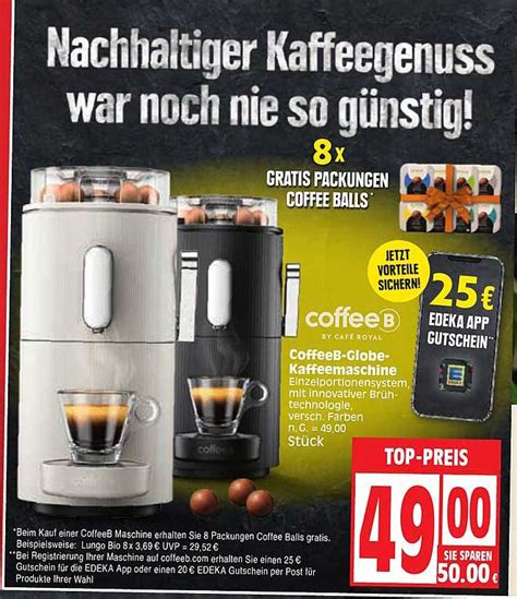 Coffeeb Globe Kaffeemaschine Angebot Bei Edeka Prospekte De