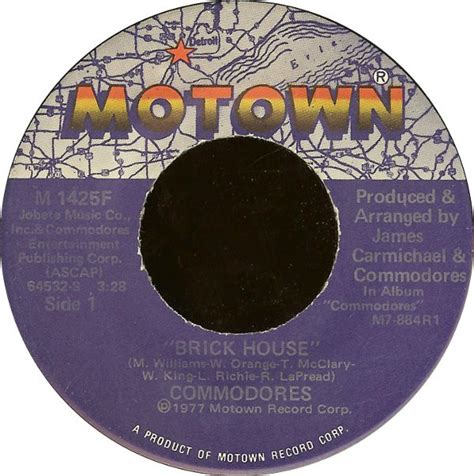 Commodores - Brick House (1977, Vinyl) | Discogs