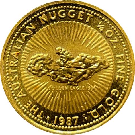 Australien Nugget 1987 1 4 Oz Gold 765 10