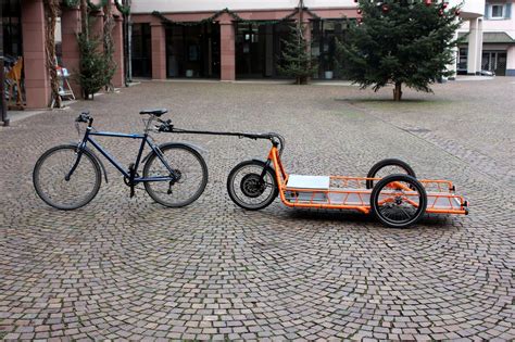 Carla cargo bicycle trailer orange detailed picture – Artofit