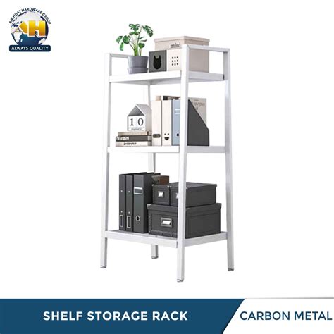 Tier Multipurpose Shelf Shelves Rack Stair Design Rack Rak Besi Rak