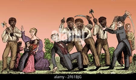 Nat Turner's Slave Rebellion, 1831 Stock Photo - Alamy