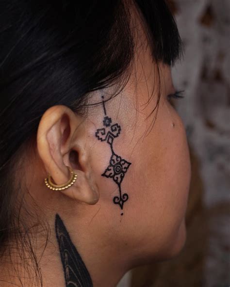 Share More Than Cute Face Tattoos For Females Best In Cdgdbentre