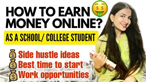 How To Earn Money Online As A Student For School And College Students