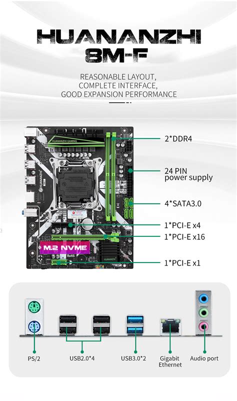 Huananzhi X M F Motherboard Huananzhi