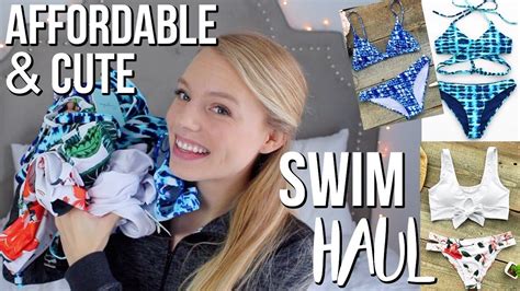 Affordable Swim Haul Spring Break Haul Cupshe Youtube