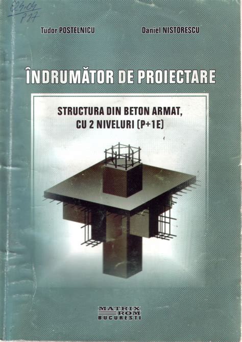 PDF Structura Din Beton Armat Cu 2 Niveluri Indrumator De