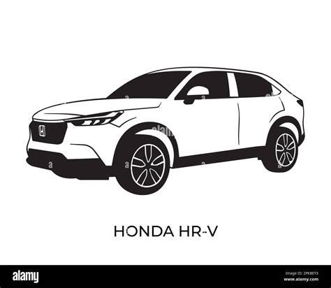 Siluetas Vectoriales Iconos De Coches De La Marca Honda Imagen Vector