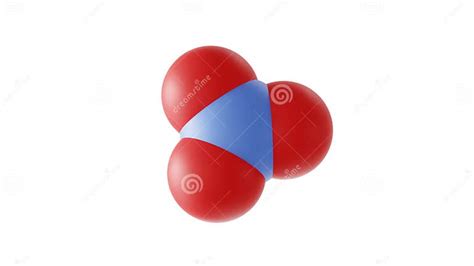 Nitrate Molecule, Polyatomic Ion, Molecular Structure, Isolated 3d ...