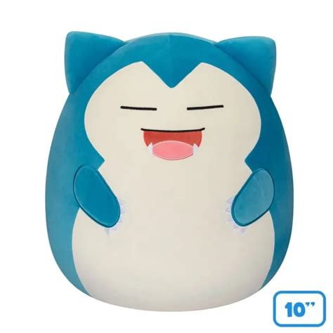 AUTHENTIC SQUISHMALLOW 10 Pokemon Snorlax BNWT Pokémon 2023 EUR 49 97