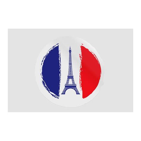 France Flag Colors Style 2 - DecalsHouse