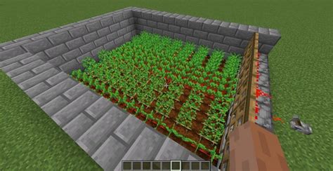 How To Build An Auto Harvest Survival Farm In Minecraft